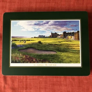 BNIP Creative Tops 6 Placemats St Andrews The 18th Hole Cork Backed Golf Lover - Picture 1 of 6