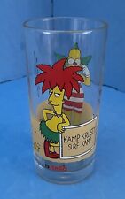 The Simpsons Glass Kamp Krusty Surf Kamp 1998