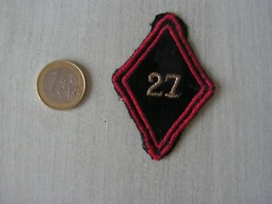 insigne patch losange de bras 27 eme (ref2000) - Imagen 1 de 2