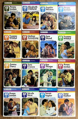 Mills & Boon x16 Vintage Retro Romance Novels Bulk Bundle Lot - Image 1 of 4