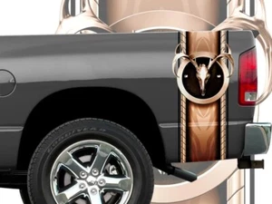 Truck Bed Vinyl Decal Metal Buck Bed Band (Set) Left & Right Side - Picture 1 of 3