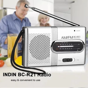 Portable Pocket Telescopic Antenna FM/AM Radio Digital Mini Music Player Z6S3 - Picture 1 of 12