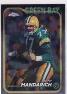 2024 Topps Chrome NFL Football No. 80 Tony Mandarich - Bild 1 von 2