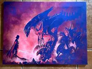 Lienzo Darth Vader vs Alien Queen 18" por 24" - Imagen 1 de 4