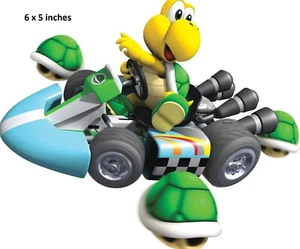 Calcomanía Koopa Troopa Peel & Stick Super Mario Nintendo Wii Kart Wall Pegatina Juego - Imagen 1 de 1
