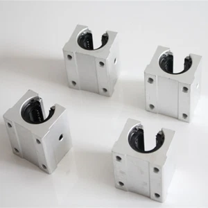 20mm 4pcs SBR20UU Aluminum Open Linear Motion Bearing Slide Unit for Linear Rail - Picture 1 of 4