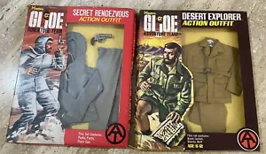 GI JOE ADVENTURE TEAM ACTION OUTFIT SECRET RENDEZVOUS-DESERT EXPLORER Anni 60/70 - Foto 1 di 3