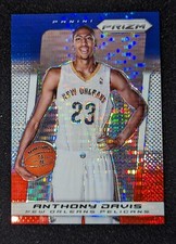 2013-14 Panini Prizm Blue White & Red Pulsar Prizms Anthony Davis #3