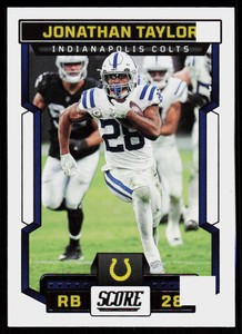 2023 PANINI SCORE JONATHAN TAYLOR #9  FOOTBALL  COLTS
