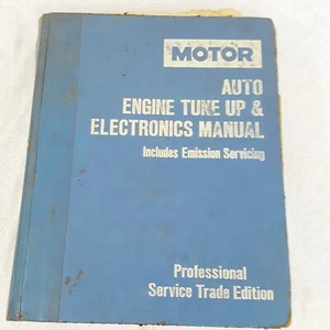 Motor Auto Engine Tune Up Electronics Repair Manual Prof Trade 1982-1987 Garage - Picture 1 of 10