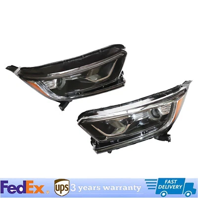 Pair Set Halogen Headlight Headlamp Assembly For 2017-2021 Honda CRV CR-V Foto 1 de 4