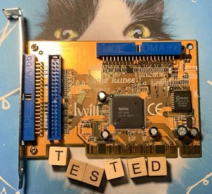 CARTE RAID IWILL SIDE RAID66 IDE PATA PCI - Photo 1/3