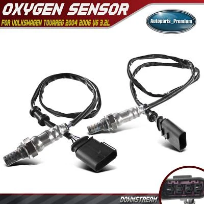 2x sensores de oxígeno aguas abajo LH y RH O2 para Volkswagen Touareg 2004 2006 V6 3,2 L Foto 1 de 4