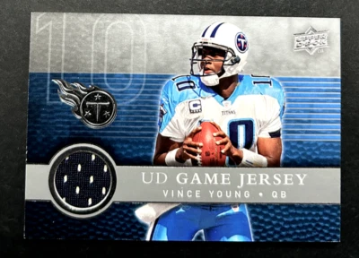 2008 Upper Deck - Vince Young #UDGJ-VY Tennessee Titans - Patch - Image 1 of 2