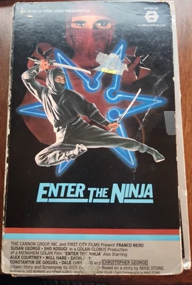Enter The Ninja VHS Tape Big Box 1983 MGM - Image 1 of 4