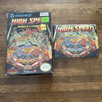 Pinball Alta Velocidad - Caja + Solo Manual - Nintendo NES - (Sin Juego) Foto 1 de 4