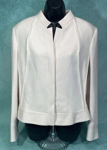 Vintage Albert Nipon hellrosa Jacke/Blazer Größe 12 EVC - Bild 1 von 15