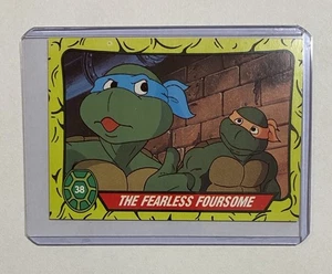 Leonardo & Michelangelo - TMNT 1990 Topps - 38 - #A032 - Picture 1 of 2