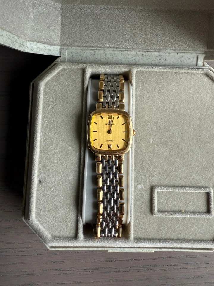 Momentus W332 Gold Dial Watch – Two-Tone Bracelet – Quartz - image 1 of 4
