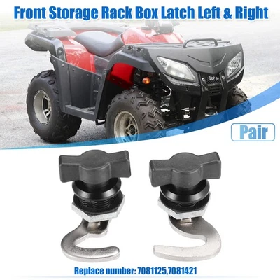 1 Set Front Storage Rack Box Detent Latch for Polaris Sportsman 300 400 450 - Image 1 of 4
