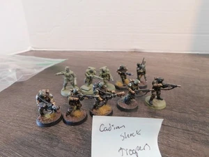 10 CADIAN SHOCK TROOPERS SQUAD IMPERIAL GUARD ASTRA MILITARUM WARHAMMER 40K - Bild 1 von 3