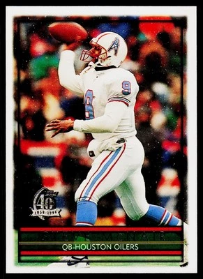 Steve McNair, 1996 Topps, #240, Houston Oilers, - Image 1 of 2