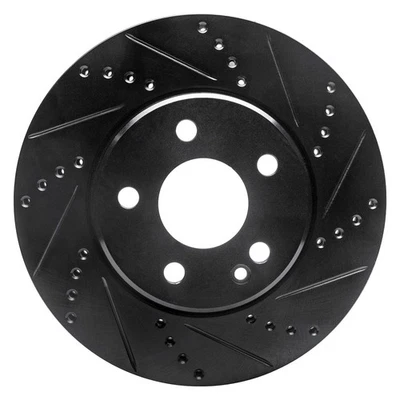 For Mercedes-Benz B200 06-11 Brake Rotor DFC Premium Drilled & Slotted Front - Image 1 of 4