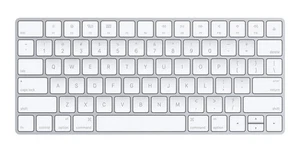 Apple Magic Keyboard A1644 Silver Bluetooth Wireless with Lightning Cable - Zdjęcie 1 z 1