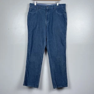 LL Bean Men's Stretch Country Green Corduroy Natural Fit 5-Pocket Pants Size 36 - Picture 1 of 11