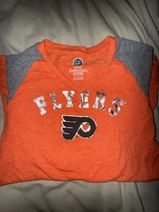 Girls Philadelphia Flyers Shirt Size M 7/8 - Picture 1 of 5