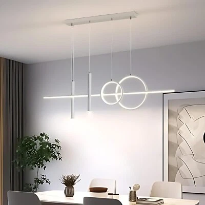 UNIVERSO LAMPADARIO LED MODERNO A SOSPENSIONE DA SOFFITTO 48W BIANCO LUCE FREDDA NATURALE