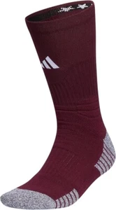 Adidas 5 Star Team Crew Socks, Sock Size L, Men's Shoe 9.5-12, Maroon - Picture 1 of 8