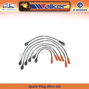 For 1975-1976 Ford E-100 Econoline Club Wagon 4.9L L6 Spark Plug Wire Set Walker - Picture 1 of 1