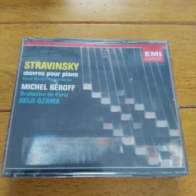Michel Beroff "Stravinsky Piano Works" (CD, 2 Disc) [NEW] Case Cracked - Image 1 of 2