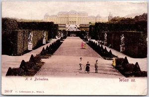 K.K Belverdere Wien III Barockschlösser Wien Österreich Postkarte - Bild 1 von 2