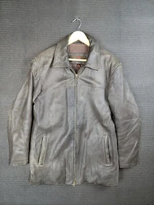 Danier leather Jacket size medium patina worn marks casual - Picture 1 of 12