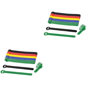 50 Pcs Reusable Cable Zip Ties Cable Management Straps Fastening Cable Ties - Photo 1/12