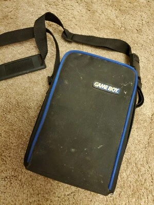 老式官方任天堂 Game Boy 旅行手提箱 Gameboy 包带表带 — 第 1/4 张图片
