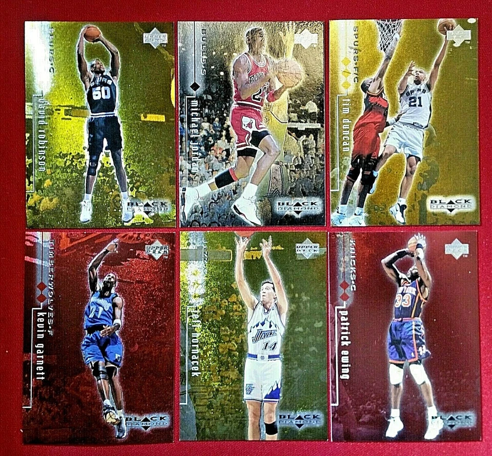 1998-99 Upper Deck Black Diamond Double Ewing Sprewell Dominance Duncan Miller - Image 1 of 1