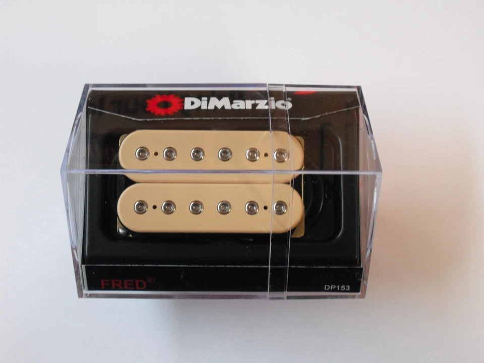 DiMarzio Regular Spaced Fred Humbucker Creme W/Chrome Poles DP 153 - Image 1 of 1