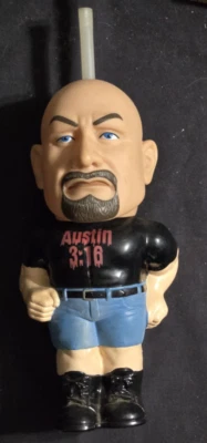 BOTELLA BEBIDA RECUERDO STONE COLD STEVE AUSTIN - 1999 - WWE WWF - ¡QUÉ! Foto 1 de 4