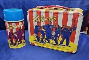 VINTAGE 1971 THE HARLEM GLOBETROTTERS LUNCHBOX mit THERMOSKANNE SCHÖN!! - Bild 1 von 14