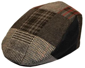 Men's Plaid  Ivy Cabbies Gatsby Cap Newsboy Driving Flat  Golf Beret Driver Hat - Foto 1 di 3