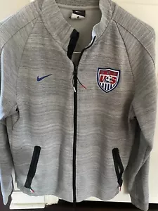 Nike N98 USA Soccer Tech Track Jacket USMNT Gray Men Medium Full Zip 638599-001 - Picture 1 of 3