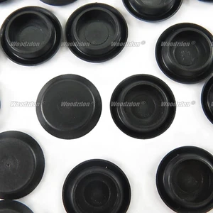 100pc For GM Flush Mount Black Plastic Body & Sheet Metal Plug 3/4" Hole 1" Head - Imagen 1 de 2