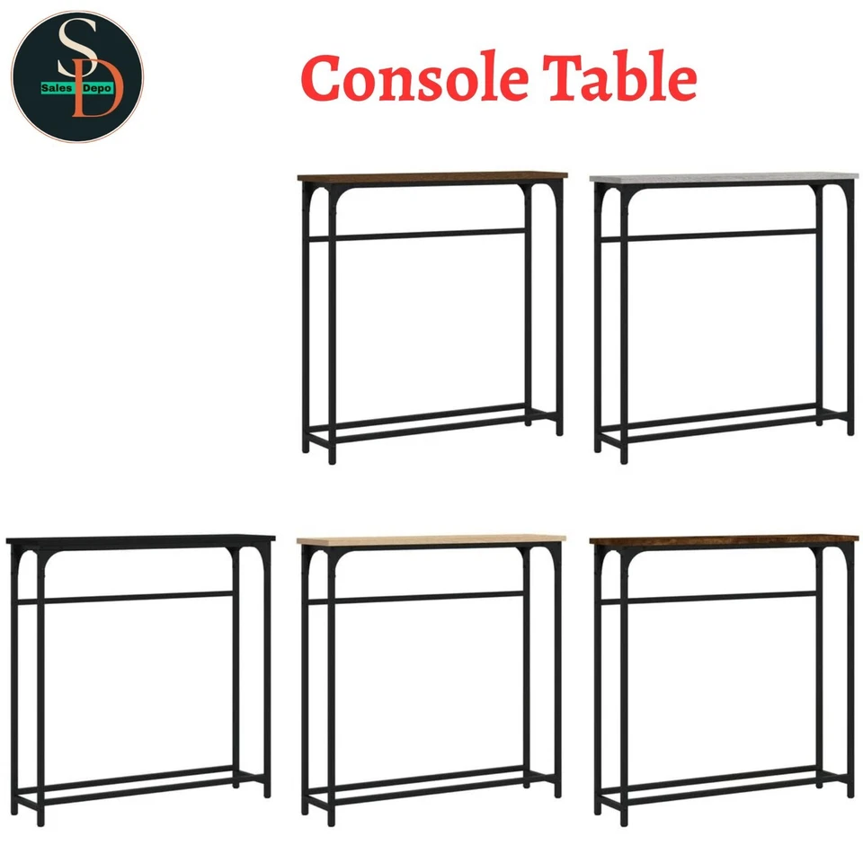 Console Table Hallway Accent Couch Table End Side Table Engineered Wood VidaXL - Image 1 of 1