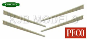 Nuevo en caja rampas de borde de plataforma N Gauge Peco NB-68, tipo concreto (4 piezas / 2 pares) - Imagen 1 de 2