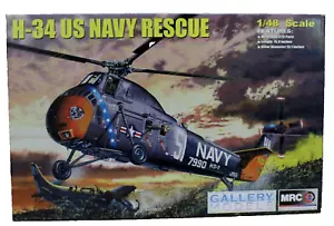 Gallery Models 64102 H-34 US Navy Rescue kit elicottero 1:48 sigillato all'interno 2012 - Foto 1 di 5