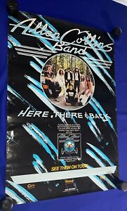 vintage 1983 Allen Collins Band(Lynyrd Skynyrd)Here There Back PROMO/TOUR POSTER
