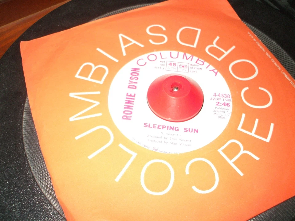 RONNIE DYSON Sleeping Sun 45 RECORD DJ PROMO MINT STOCK R&B SOUL #45387 - Image 1 of 1